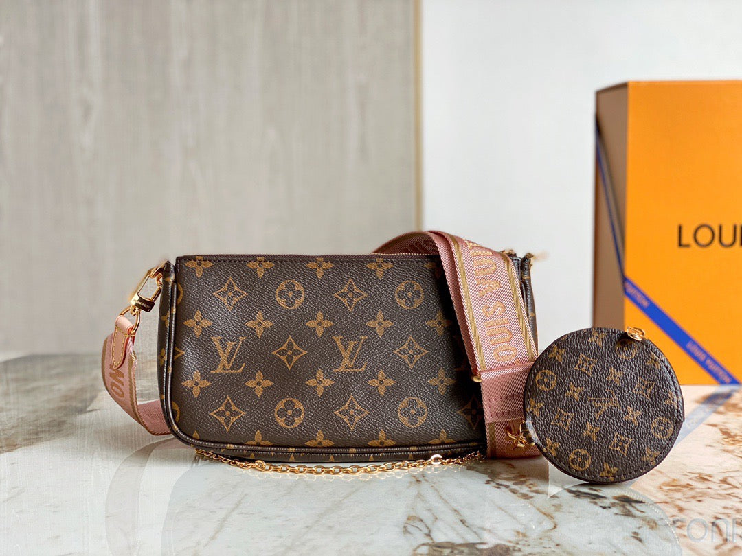 Rose Clair Multi Pochette Accessoires
