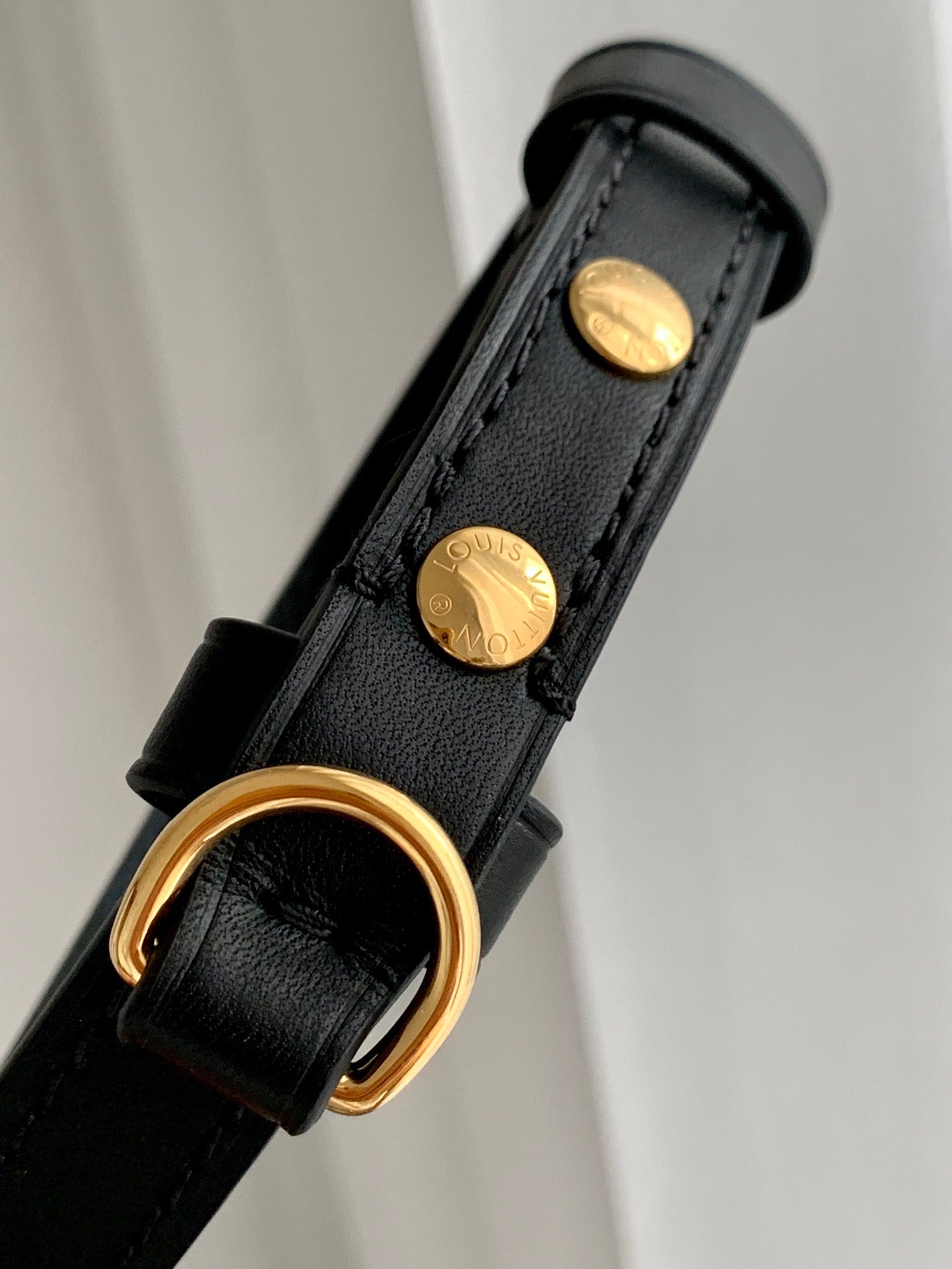 Black Boulogne Monogram Canvas Leather Bag