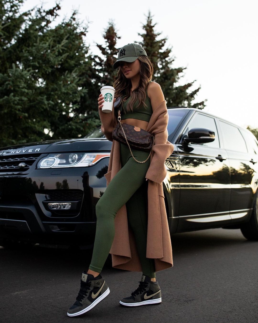 Khaki Multi Pochette Accessoires