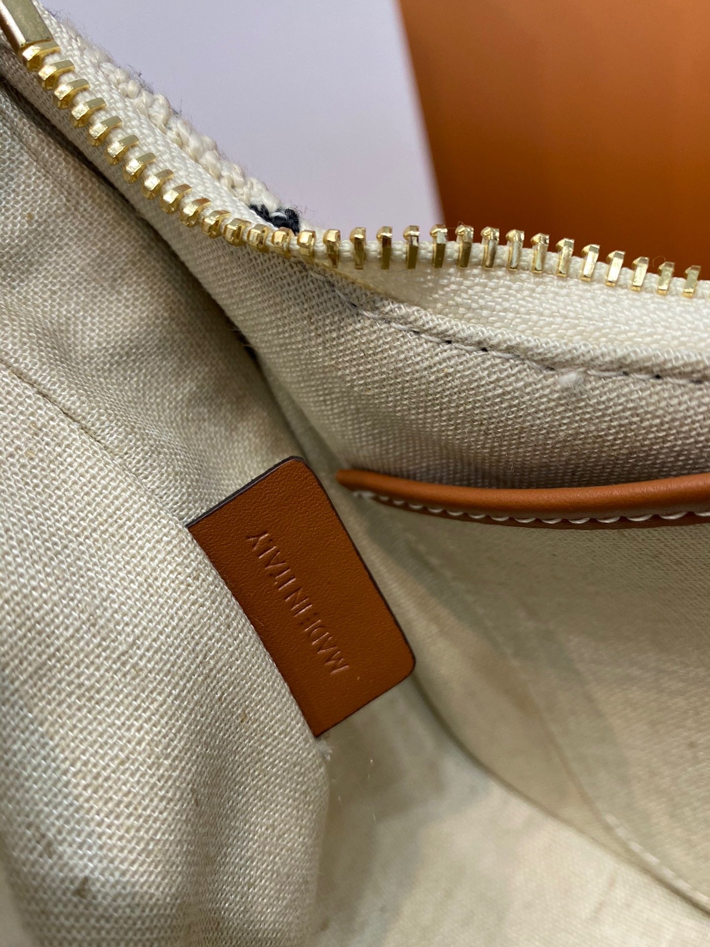 Medium Ava Strap Bag In Textile With C All-Over And Calfskin