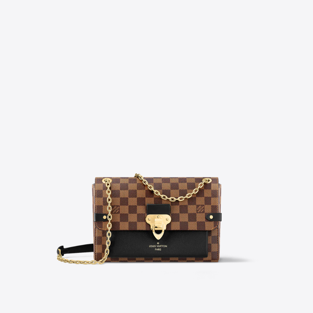 Vavin PM Damier Ebene Leather Crossbody Bag for Women – Luxe Tas