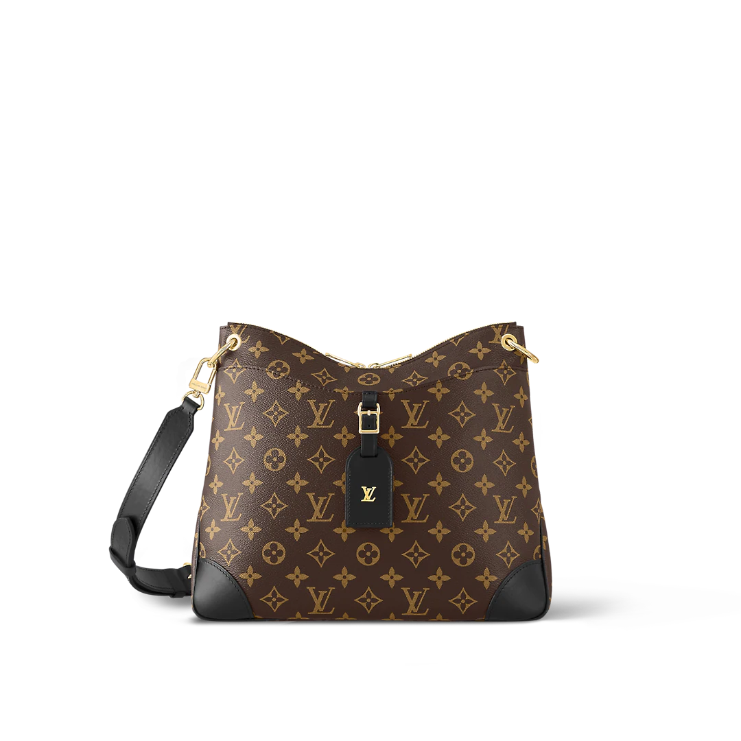 Black Monogram Odéon MM Bag