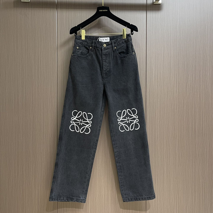 Anagram Baggy Jeans In Denim for Women