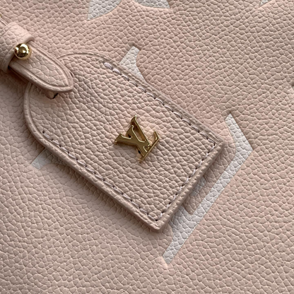 Bicolor Monogram Empreinte Leather Pink Quartz CarryAll PM Leather Shoulder Bag for Women
