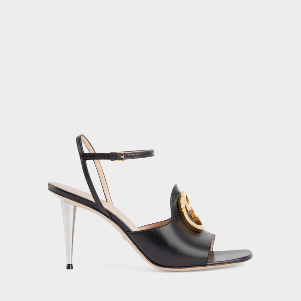 Black Blondie Heeled Sandal