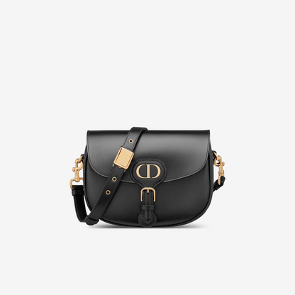 Black Box Calfskin Medium D Bobby Bag - Leather Crossbody Bag for Women