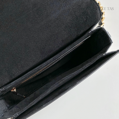Black CD Signature Bag With Strap