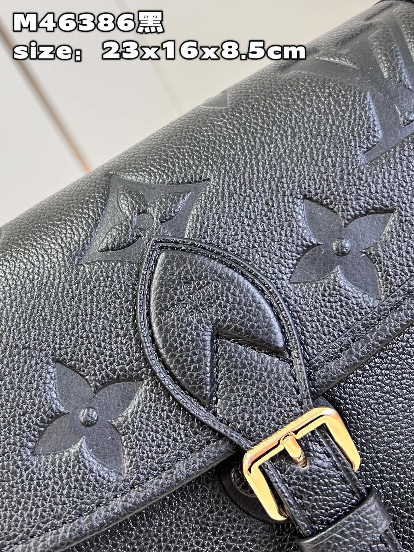 Black Monogram Empreinte Leather Diane