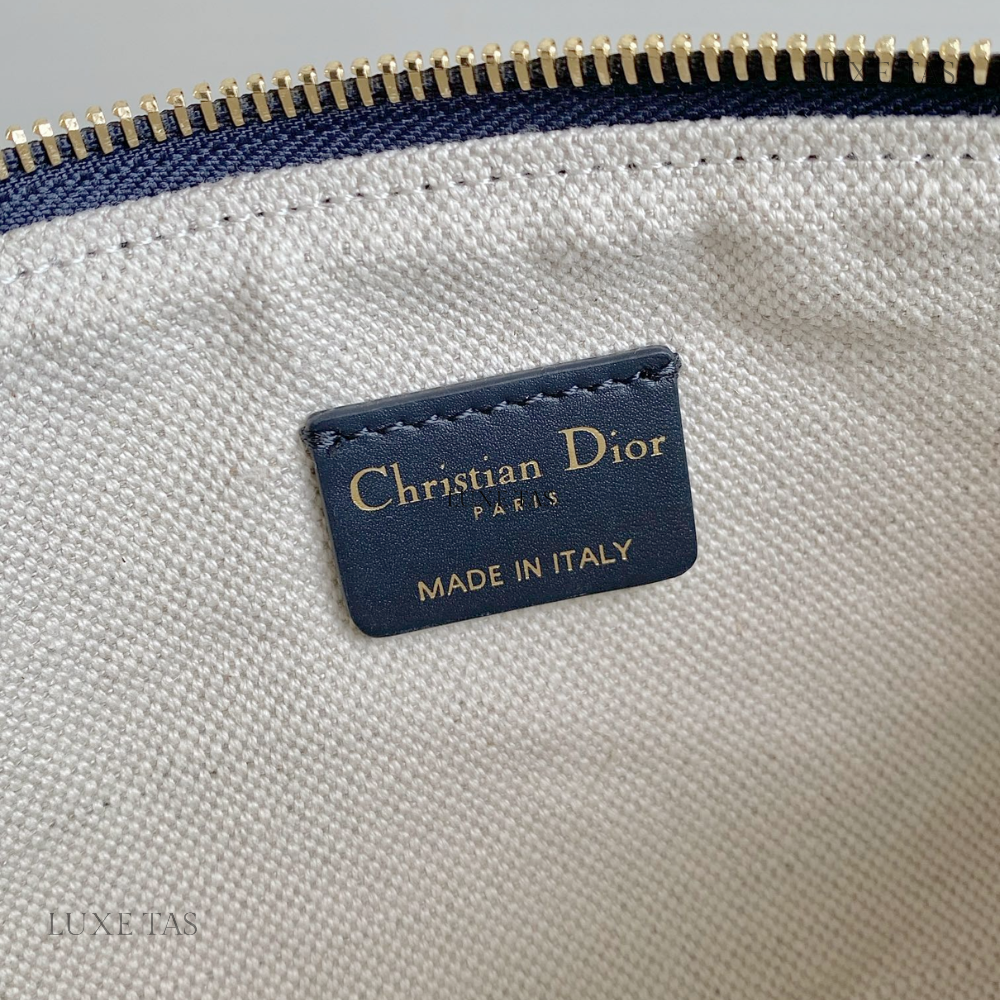 Blue Oblique Jacquard D Club Bag