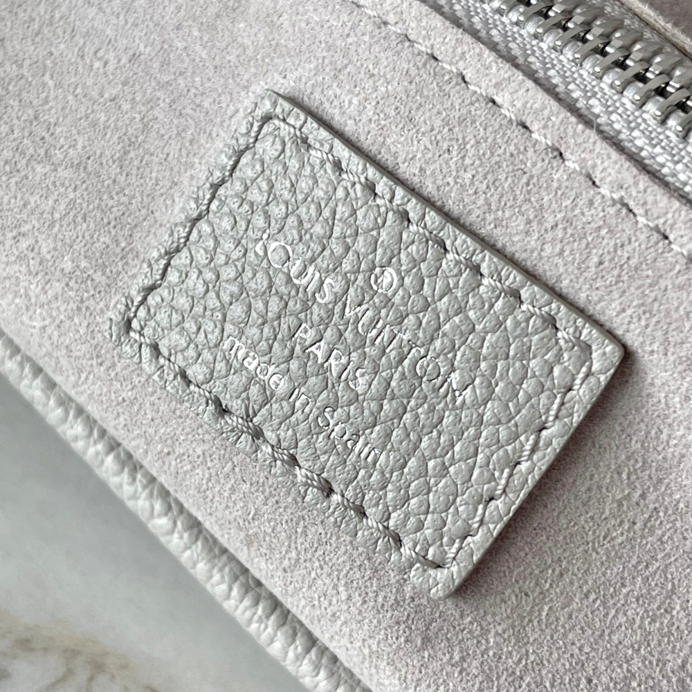 Brume Gray Monogram Empreinte Leather Neverfull MM Leather Tote Bag for Women