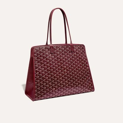 Burgundy Hardy PM Bag - Leather Tote Bag for Women