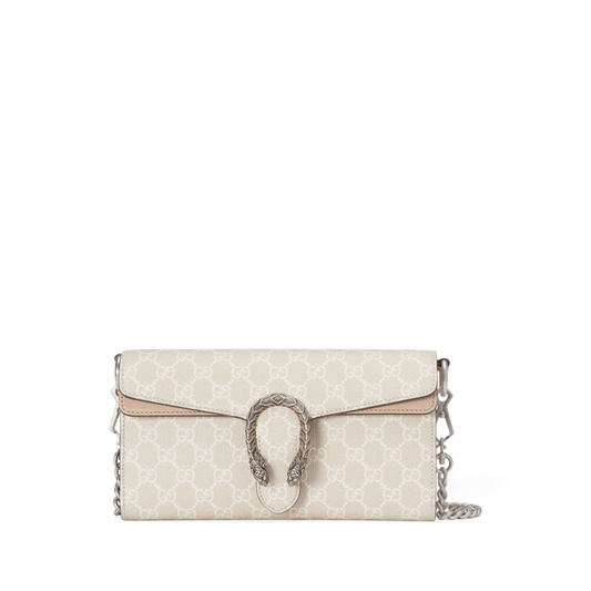 Dionysus Small Shoulder Bag Beige & White