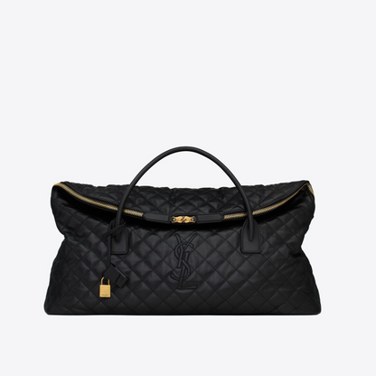 Es Giant Travel Bag In Quilted Leather - Leather Duffel Bag for Women