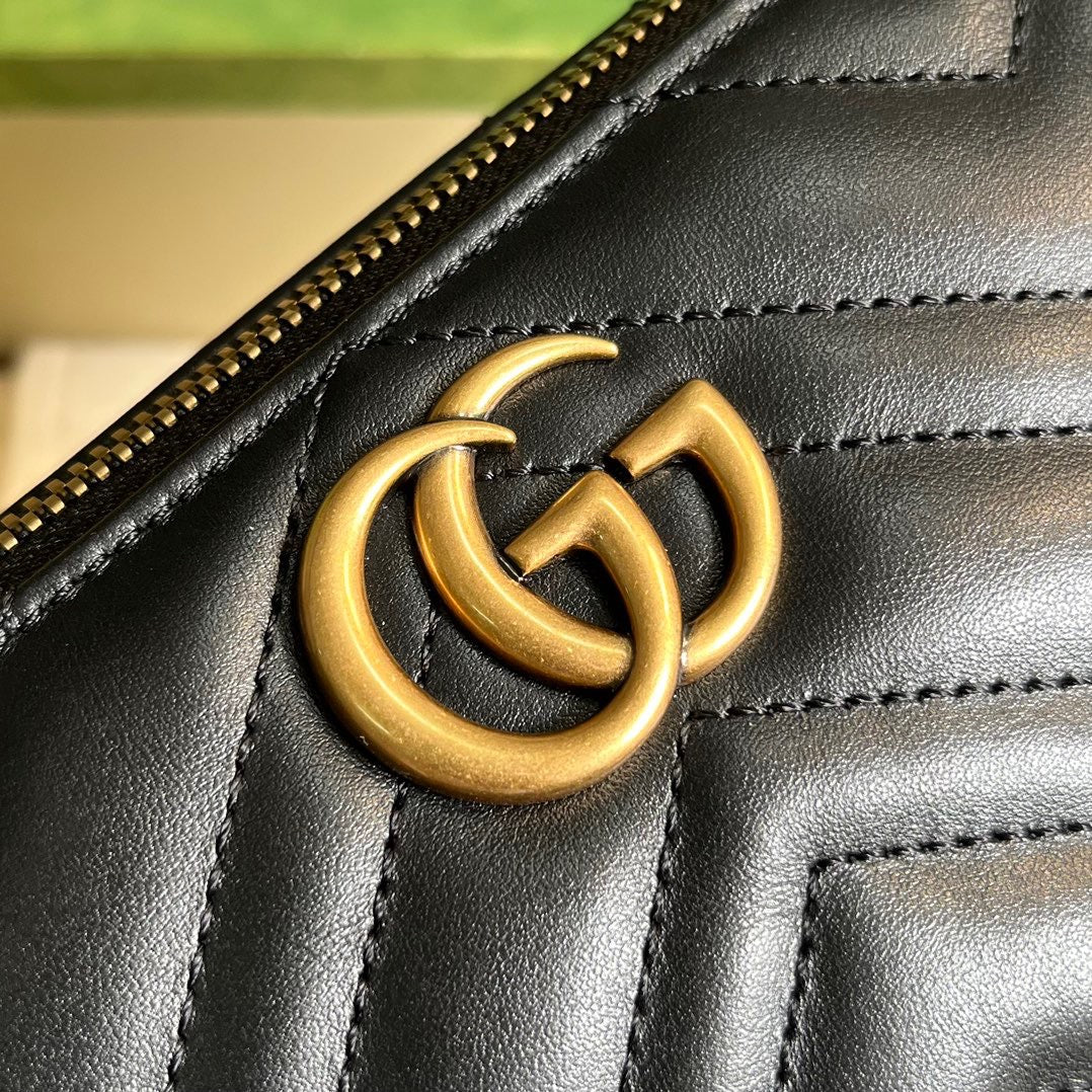GG Marmont Shoulder Bag Black 