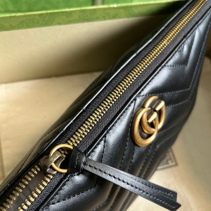 GG Marmont Shoulder Bag Black 