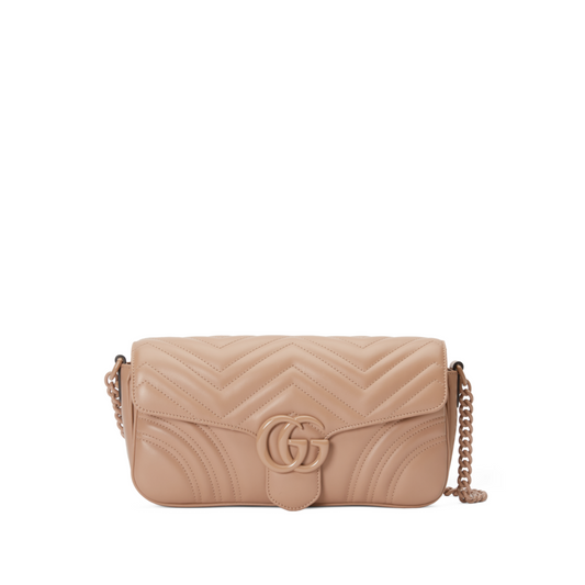 GG Marmont Matelassé Shoulder Bag Rose Pink