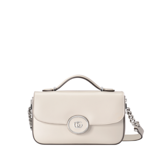 Petite GG Mini Shoulder Bag White