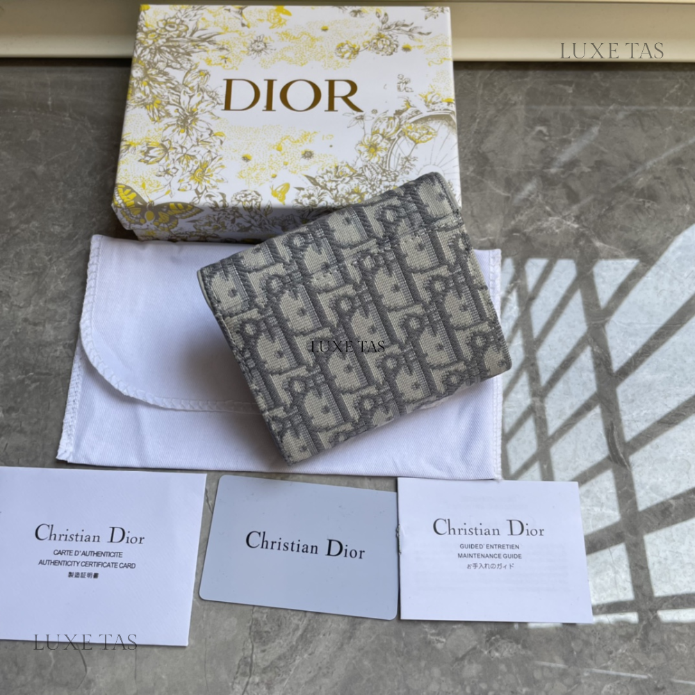 Dior womens card holder sale