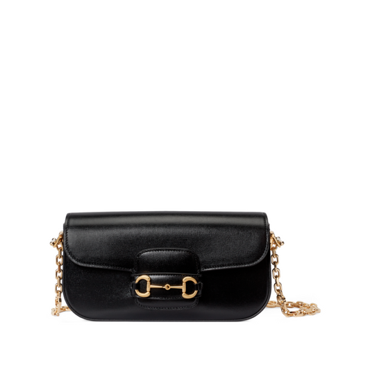 Horsebit 1955 Small Shoulder Bag Black