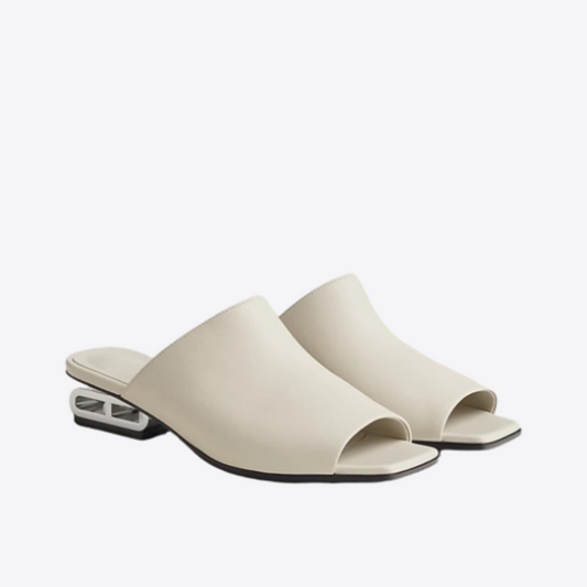 Idole Sandal Blanc De Paris Designer Slides & Sandals for Women