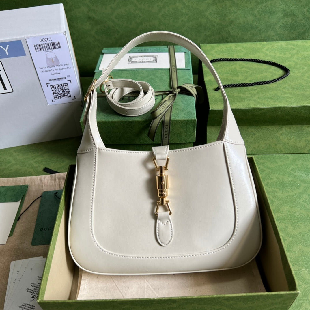 Jackie 1961 Small Shoulder Bag White