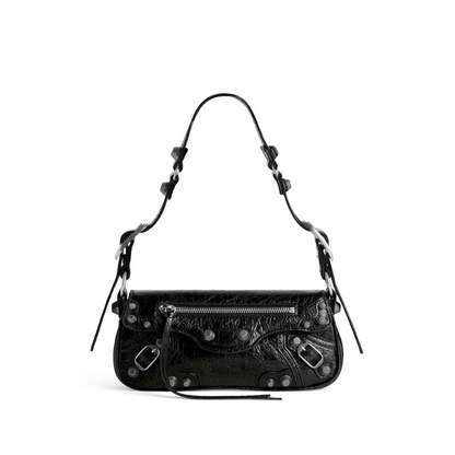 Le Cagole XS Sling Bag In Black Leather Crossbody Bag for Women