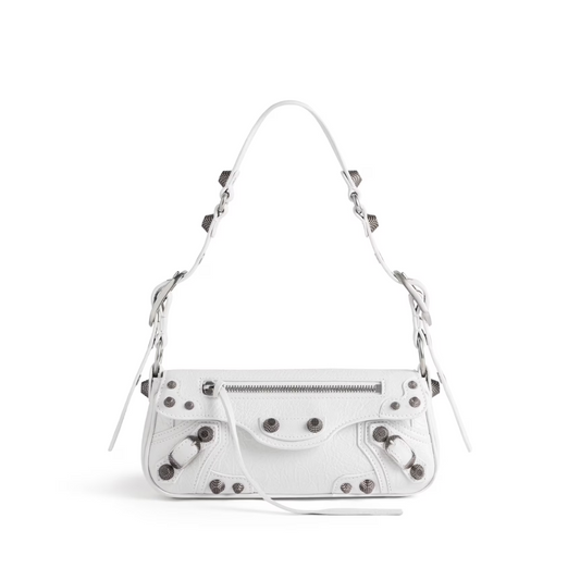 Le Cagole XS Sling Bag In White Leather Crossbody Bag for Women