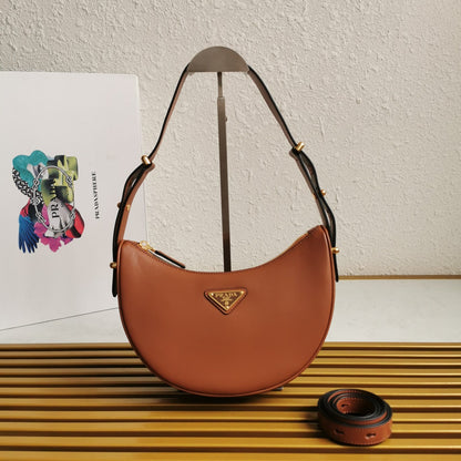 Leather Shoulder Bag Cognac