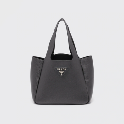 Leather Tote Black