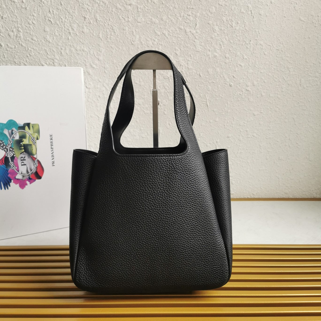 Leather Tote Black