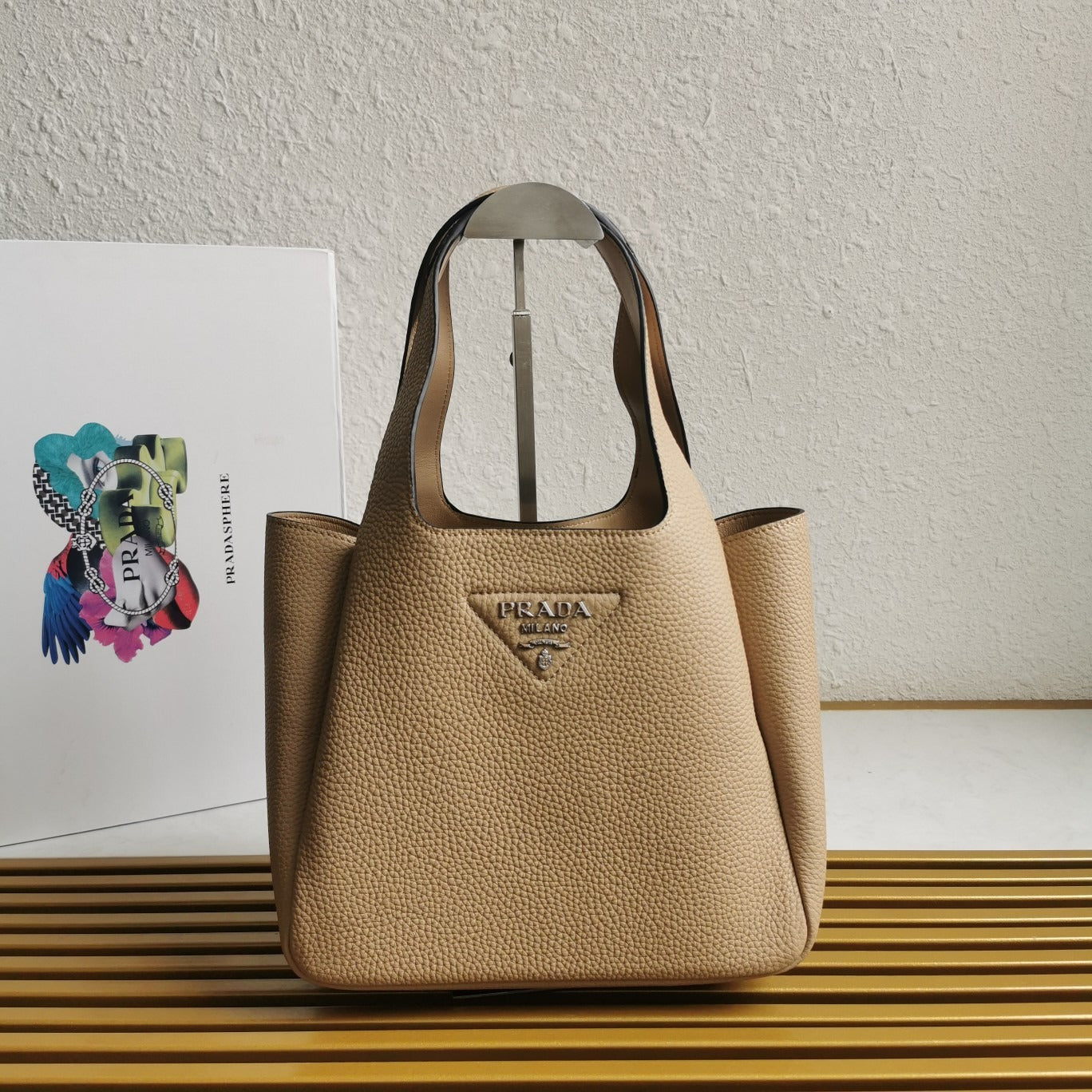 Leather Tote Sand