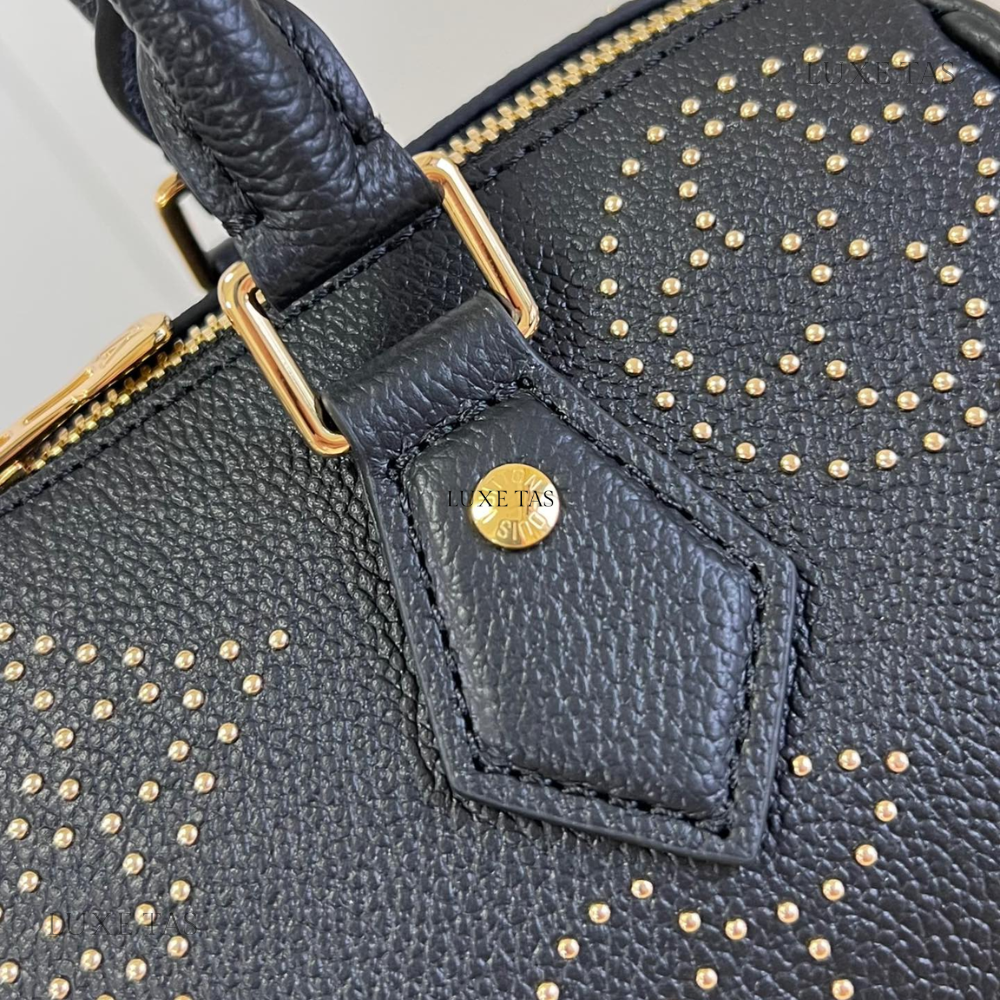 Leather With Studs Speedy Bandoulière 25 - Leather Crossbody Bag for Women