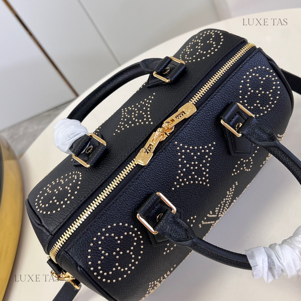 Leather With Studs Speedy Bandoulière 25 - Leather Crossbody Bag for Women