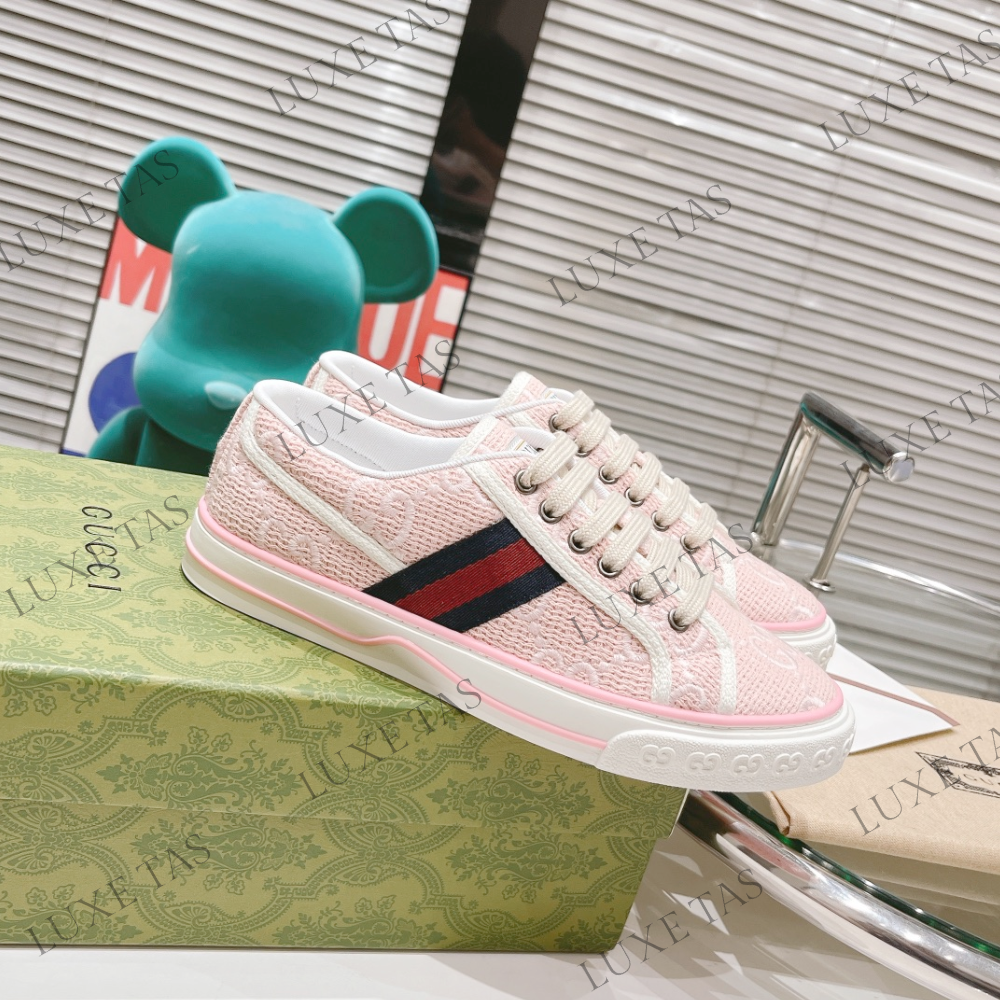 Light Pink GG Tennis 1977 Sneaker