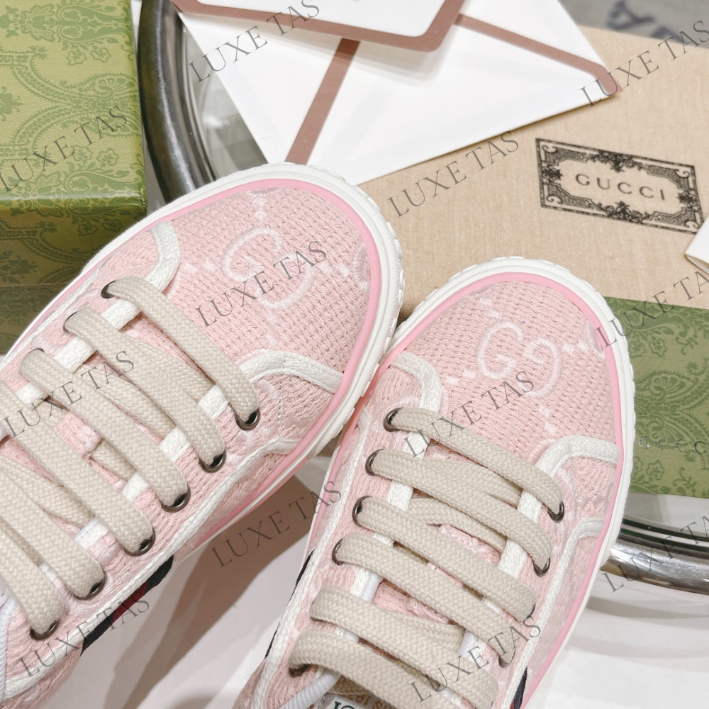 Light Pink GG Tennis 1977 Sneaker