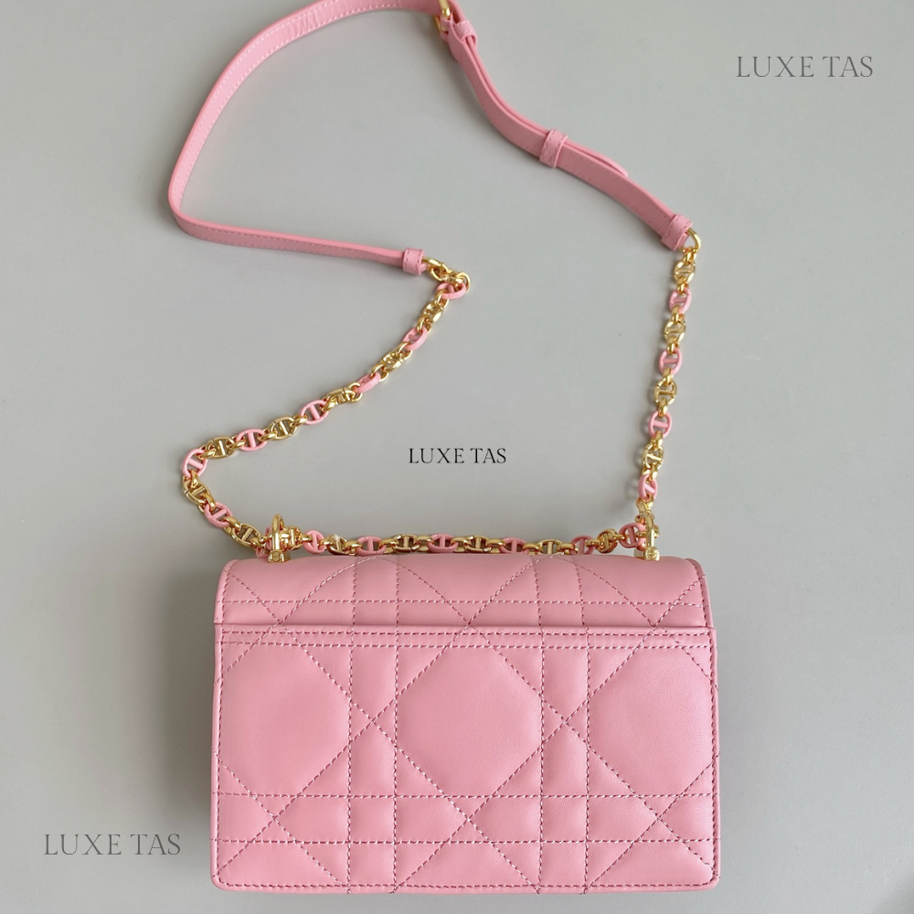 Light Pink Macrocannage Lambskin Miss Caro Mini Bag Leather Mini Light Pink Macrocannage Lambskin Miss Caro Mini Bag Leather Mini