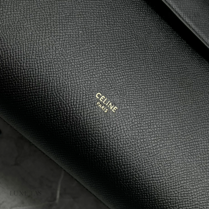 Mini Belt Bag In Grained Calfskin Black