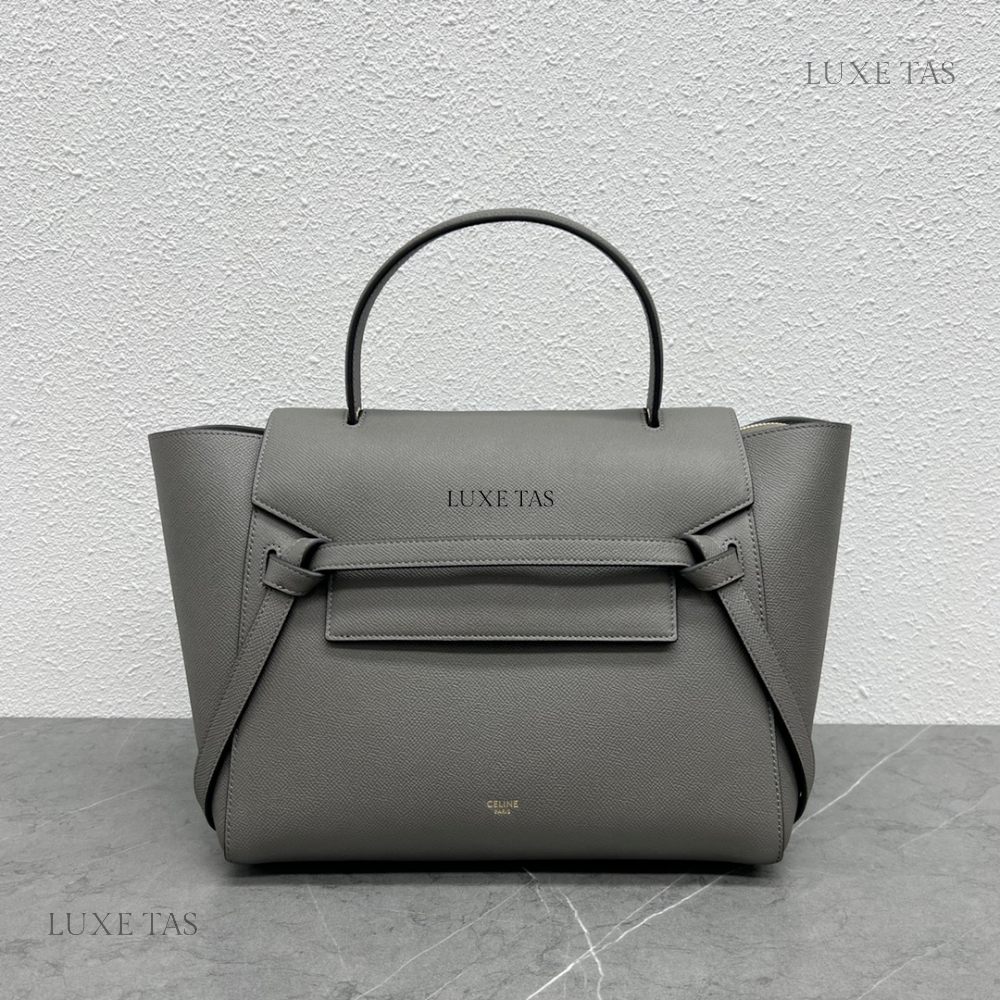 Micro belt bag in grained calfskin discount