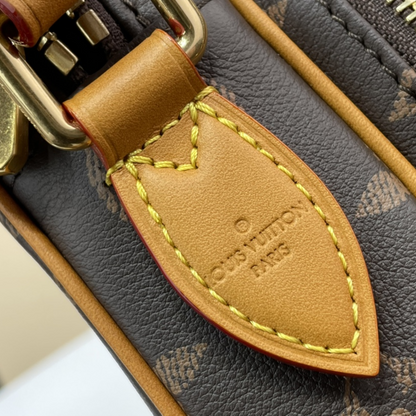 Monogram Amazone Leather Crossbody Bag for Men