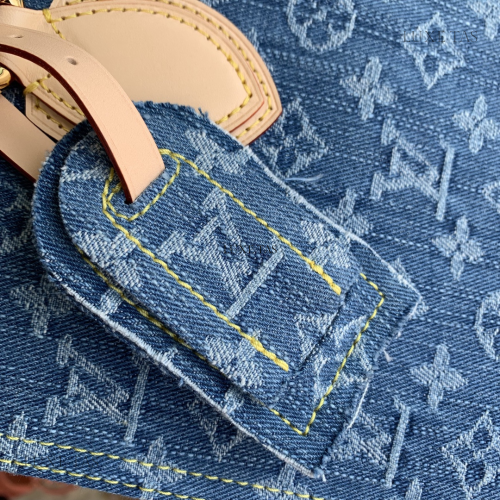 Monogram Denim OnTheGo MM - Tote Bag for Women