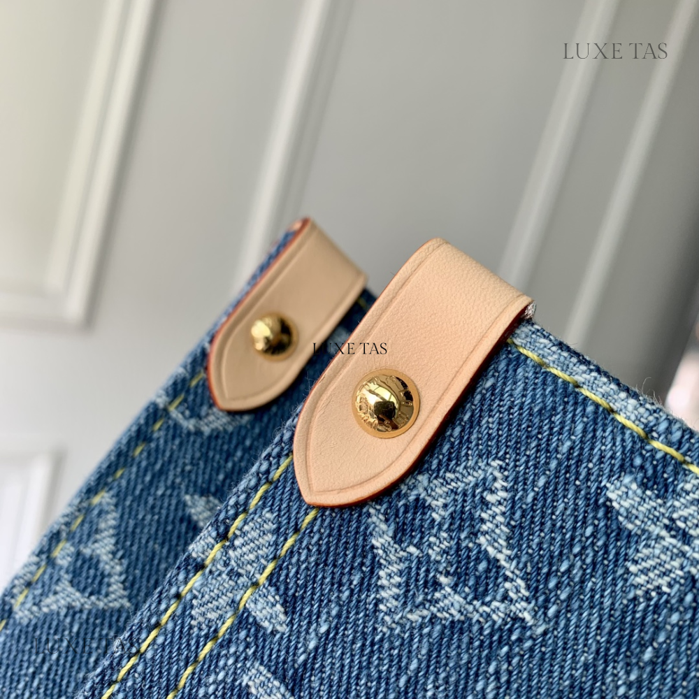 Monogram Denim OnTheGo MM - Tote Bag for Women