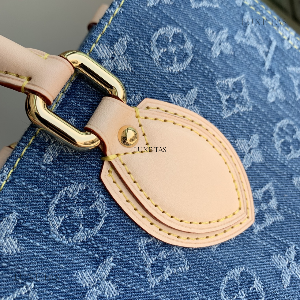 Monogram Denim OnTheGo MM - Tote Bag for Women