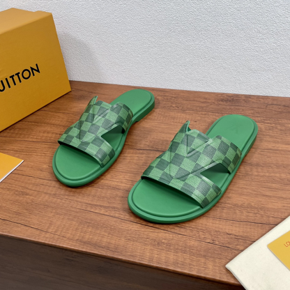 Oasis Mule Green Designer Slides & Sandals for Men