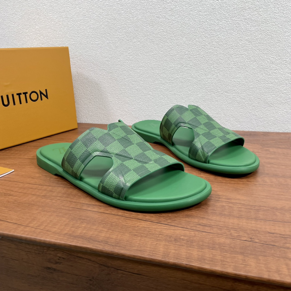 Oasis Mule Green Designer Slides & Sandals for Men