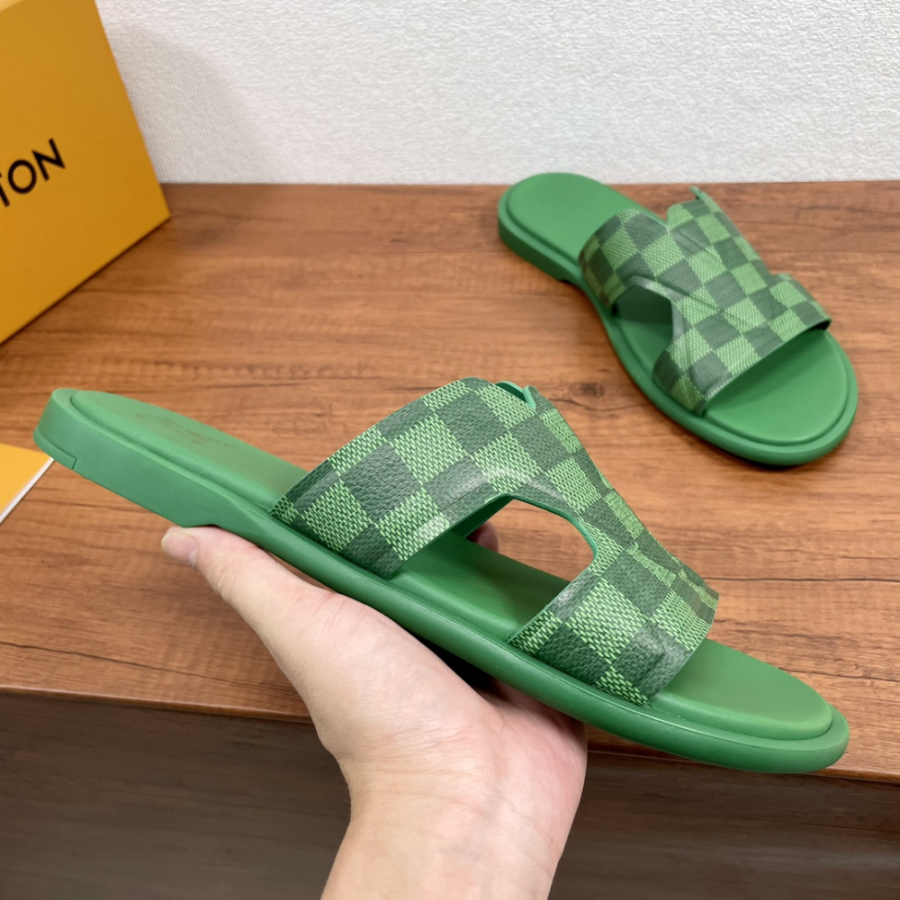 Oasis Mule Green Designer Slides & Sandals for Men