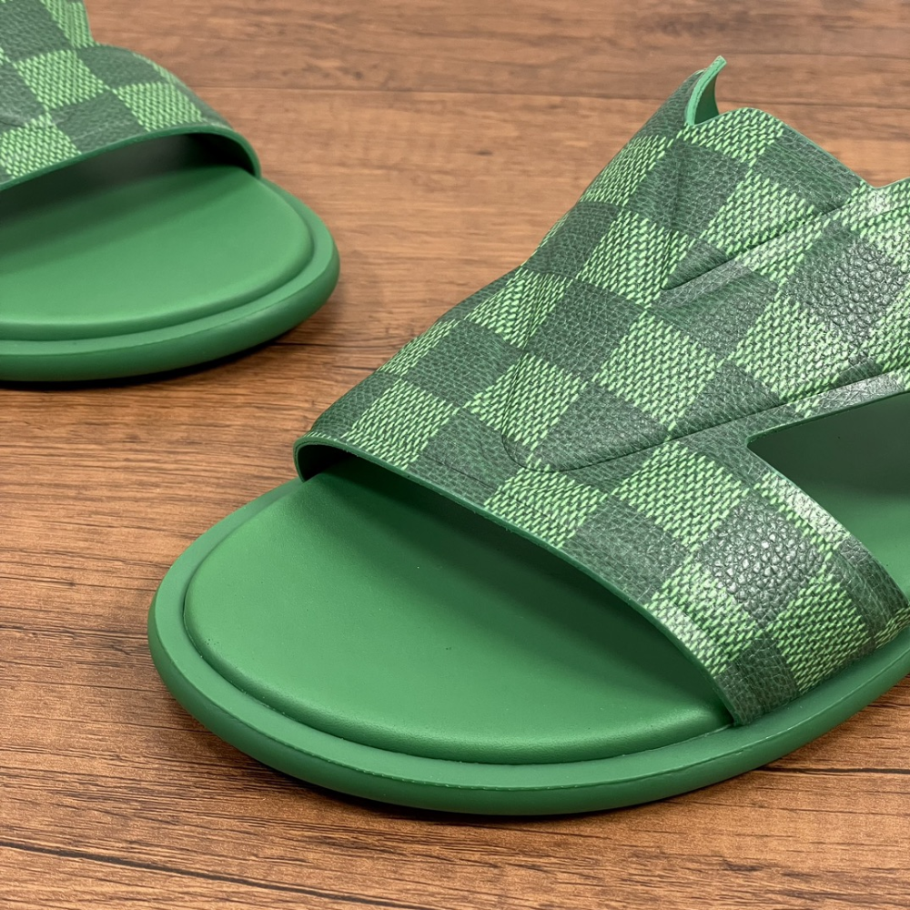 Oasis Mule Green Designer Slides & Sandals for Men