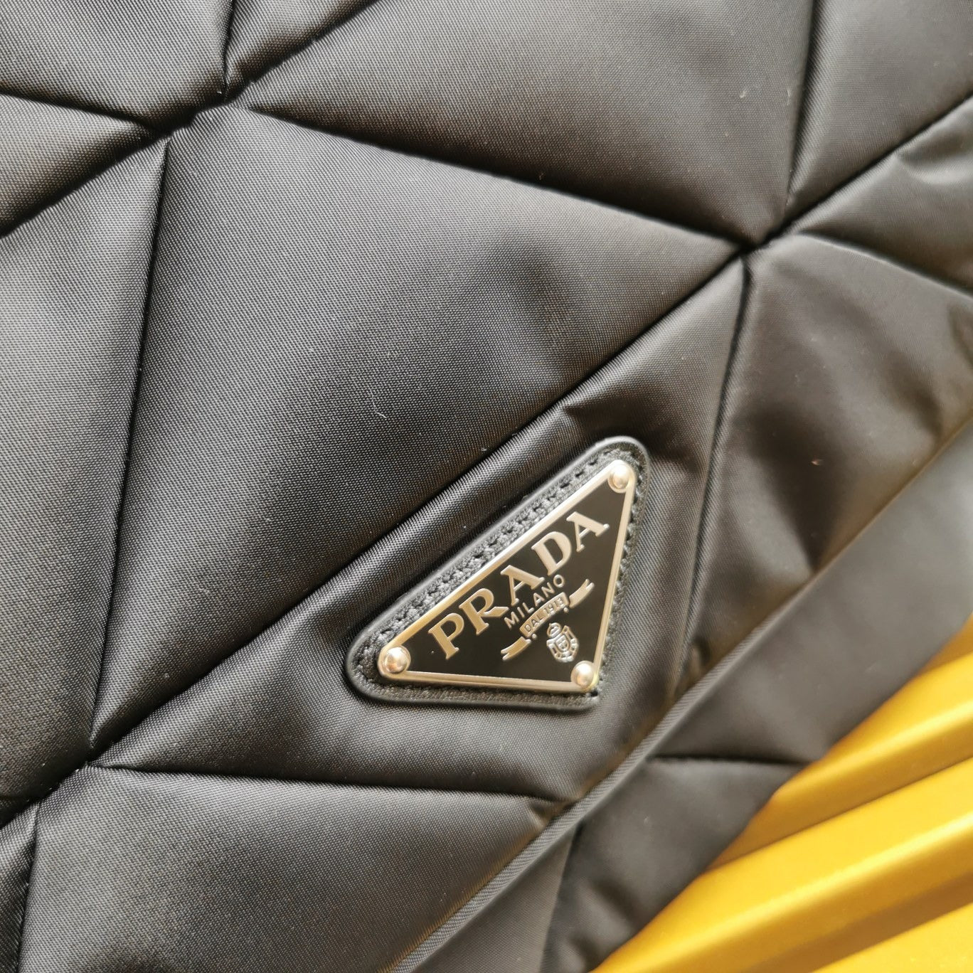 Prada quilted leather shoulder clearance bag