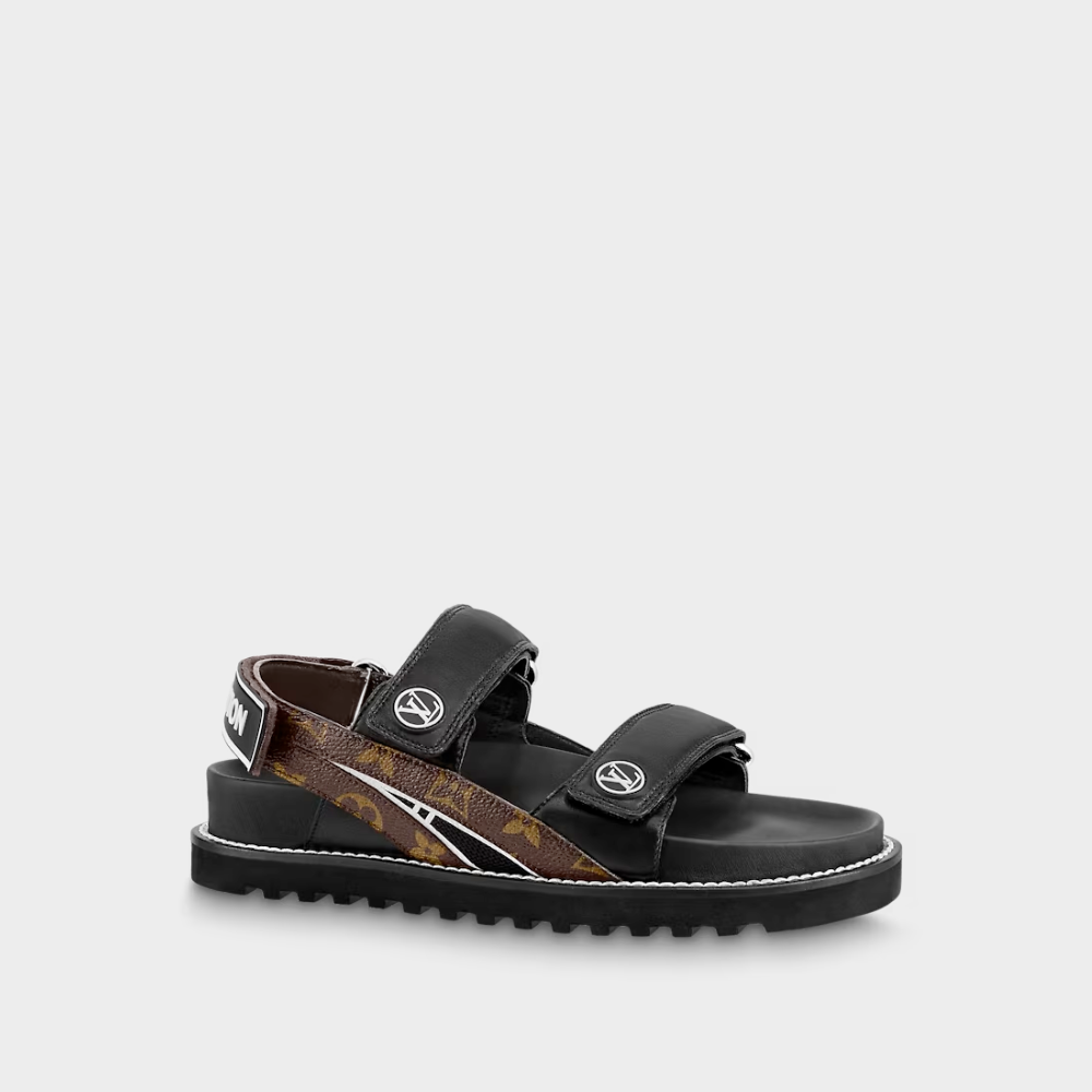 Paseo Flat Comfort Sandal Noir