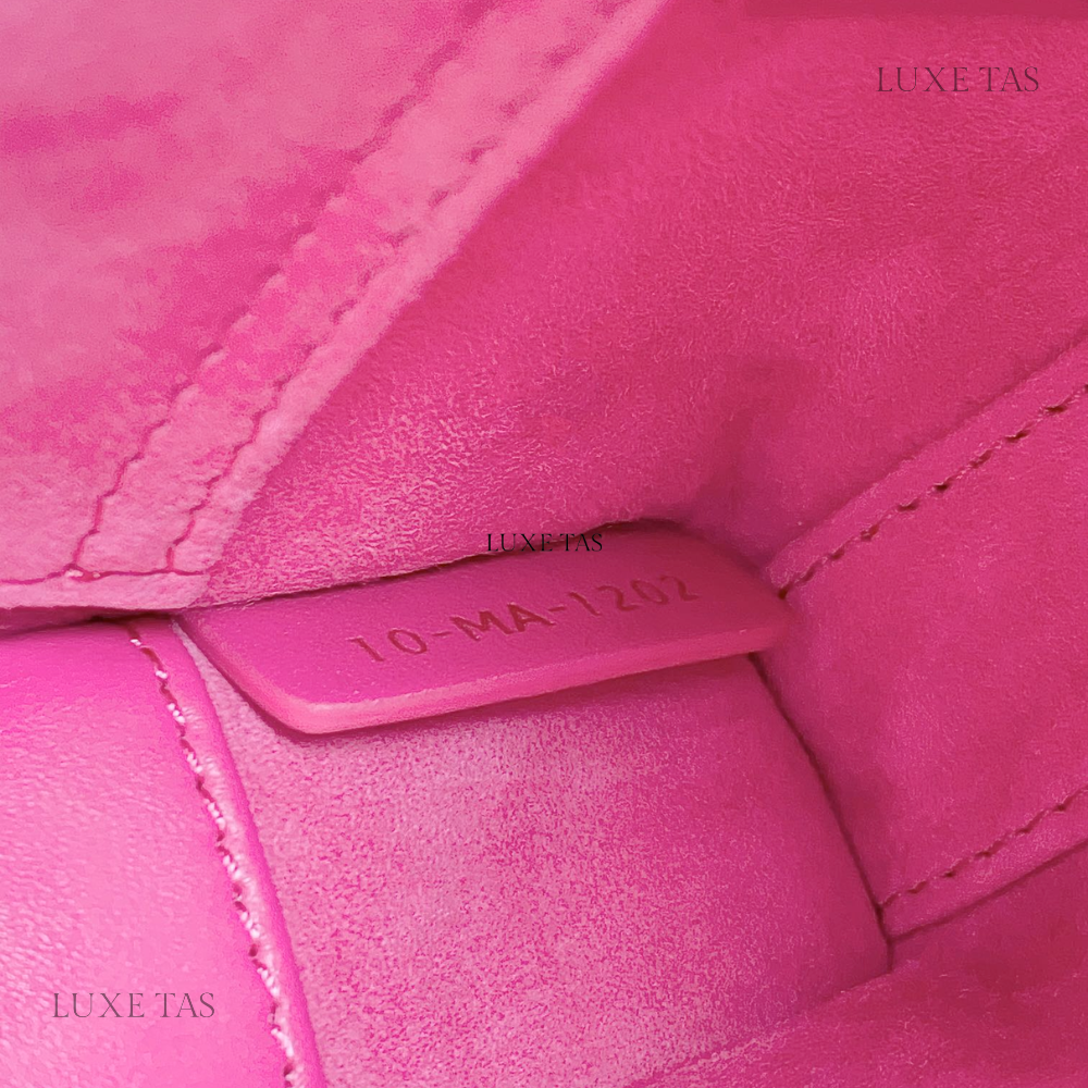 Rani Pink Cannage Lambskin Lady D-Joy Micro Bag