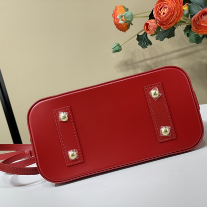 Red Epi Leather Alma BB Leather Handbag for Women